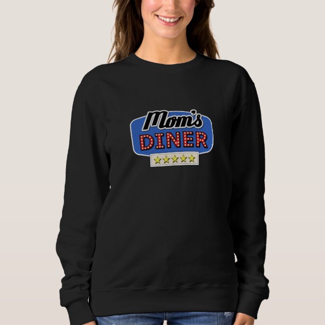 Maman's Diner - Fun Mom Life Home Home Sweatshirt  (Devant)