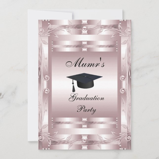 Maman's Graduation Party Formal Invitation (Devant)
