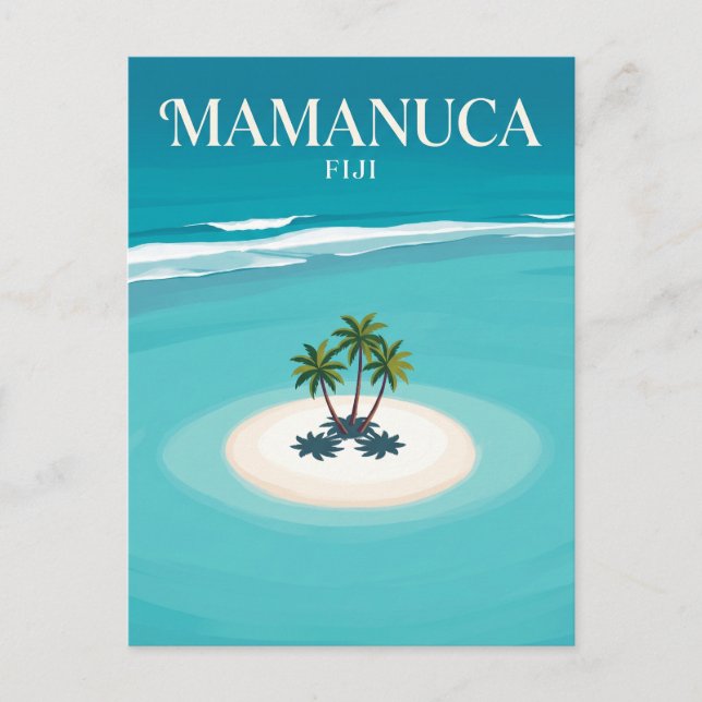 Mamanuca-Inseln Fidschi Postkarte (Vorderseite)