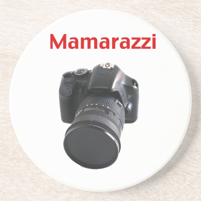 Mamarazzi Photographer Sandstein Untersetzer (Vorne)