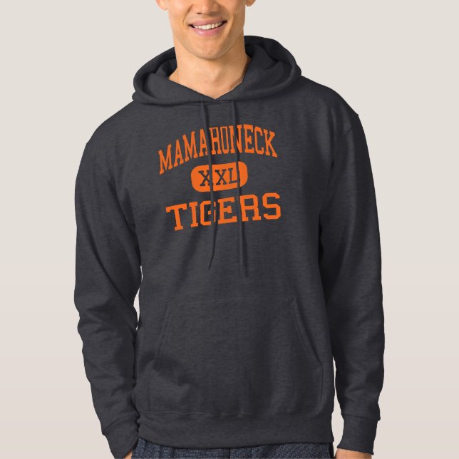 Mamaroneck - Tiger - hoch - Mamaroneck New York Hoodie (Vorderseite)