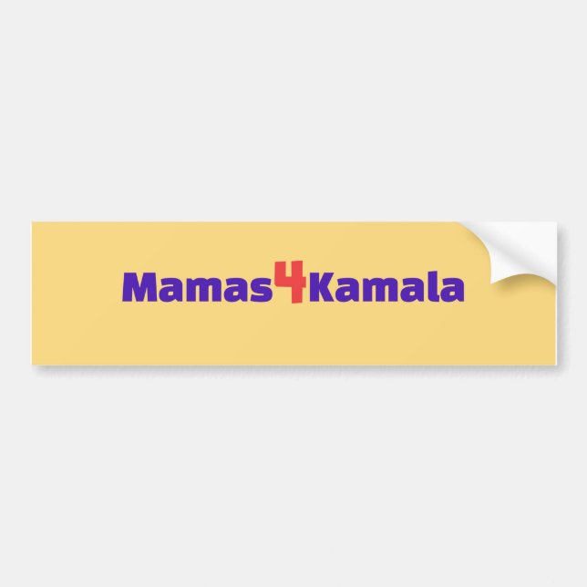 Mamas4Kamala Autoaufkleber (Vorne)