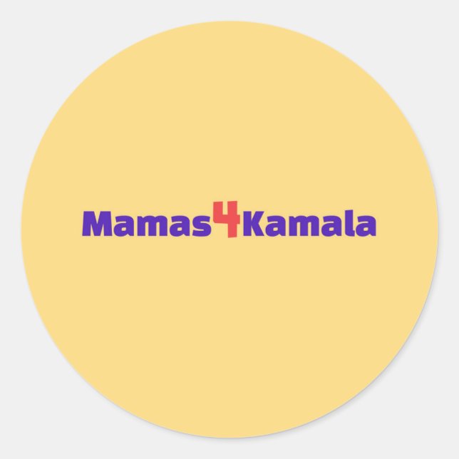 Mamas4Kamala Sticker (Vorderseite)