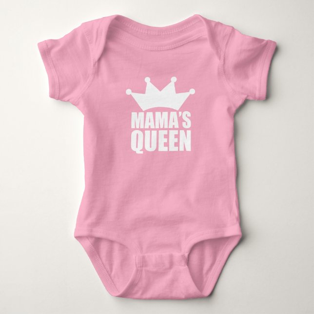 Mamas Baby Queen Strampler (Vorderseite)