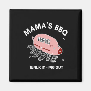 Mamas Bbq Walk In Pig Out Sonnig Sommer Paddy's Ir Magnet