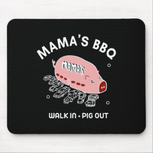 Mamas Bbq Walk In Pig Out sonniger Sommer Paddy's Mousepad