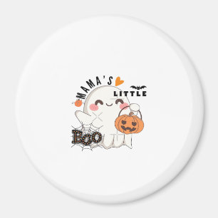 Mamas Boo – Süßer Kawaii-Halloween-Boo 2025 Grafik Magnet