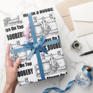 Mamas Boobery Jugs immer Gestochen Geschenkpapier