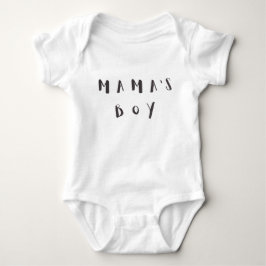 Mama's Boy - Fun Quote Baby Jersey Baby Strampler