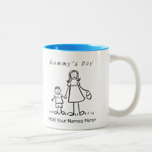 Mama's Boy - Mother & Son Custom Gift Tasse