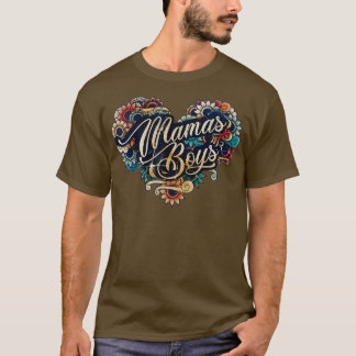 Mamas Boys VIGNETTE VINTAG COLOR T-Shirt
