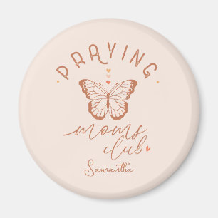 Mamas Club: Butterfly Boho Vintages Design Magnet