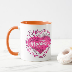 Mama's Day Freude Muttertag Schreiben wi Tasse