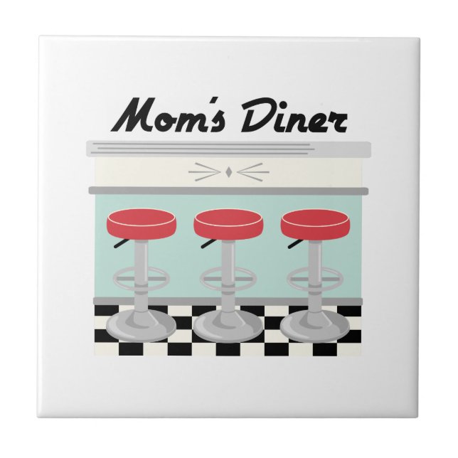 Mamas Diner Fliese (Vorderseite)