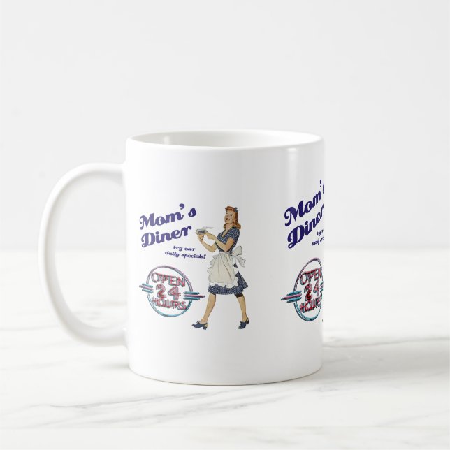 Mamas Diner Kaffeetasse (Links)
