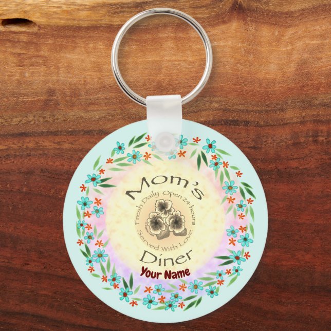 Mamas Diner Schlüsselanhänger (Vorderseite)