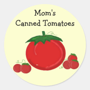 Mamas eingemachte Tomaten Runder Aufkleber