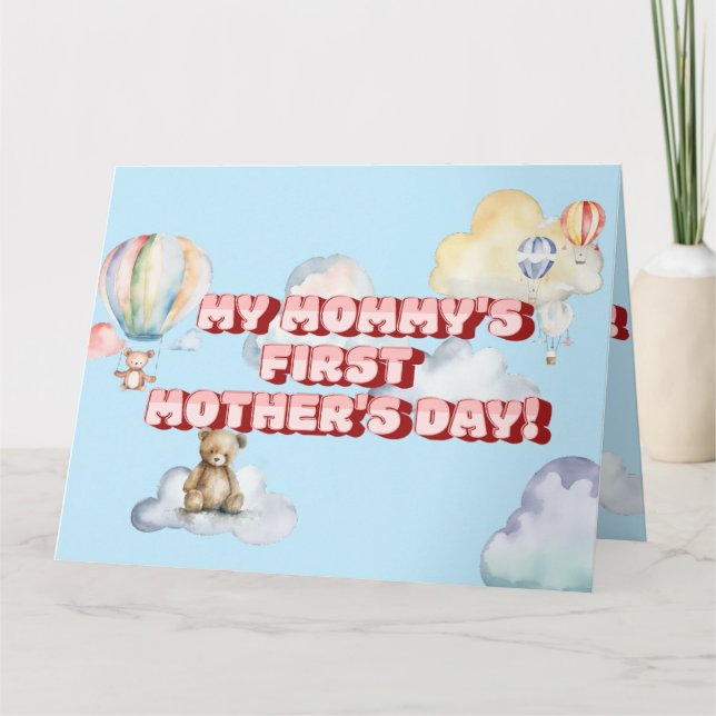Mamas erstes Muttertagsgeschenk Karte (Vorderseite)