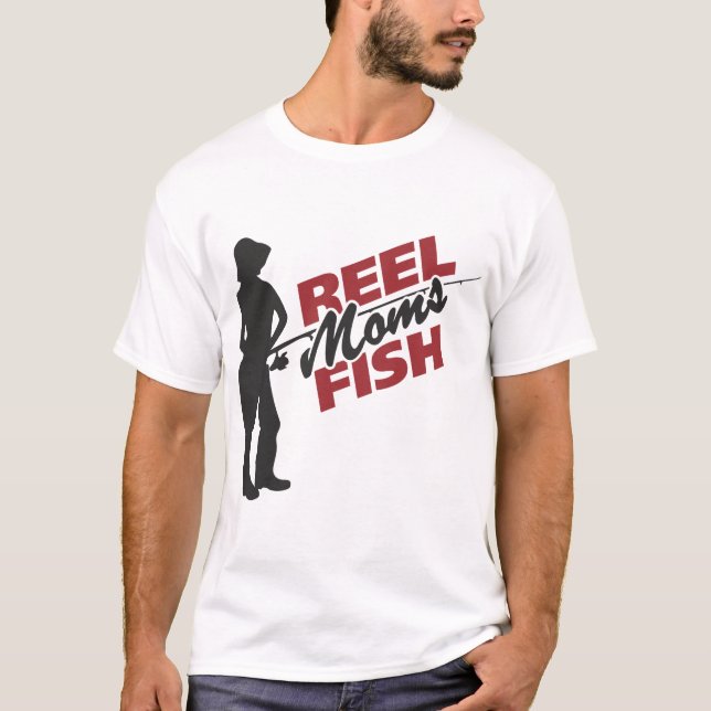 Mamas Fisch - Das ultimative Angler-Mama-T-Shirt T-Shirt (Vorderseite)