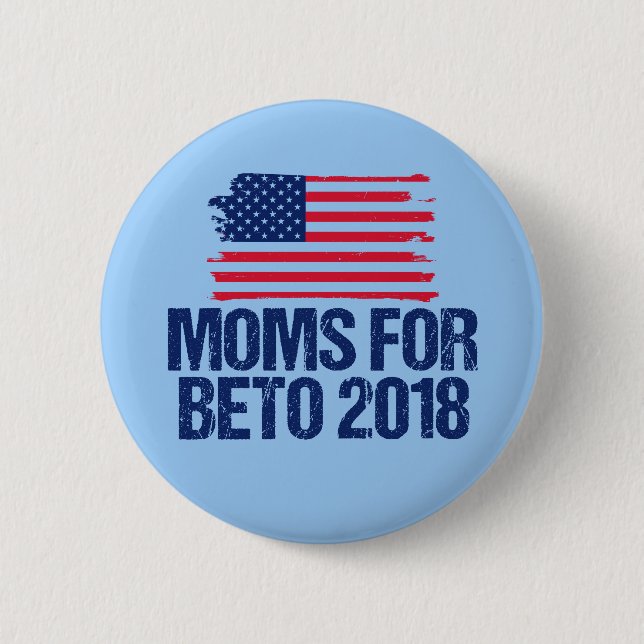 Mamas für Beto 2018 | O'Rourke für den Senat Button (Vorderseite)