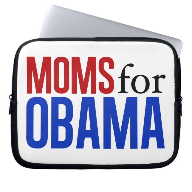 Mamas für Obama Laptopschutzhülle (Vorderseite)
