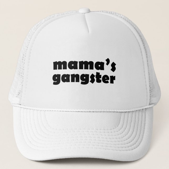 Mamas Gangster Truckerkappe (Vorderseite)