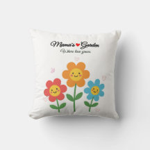Mamas Garten, wo Liebe wächst | Florale Typographi