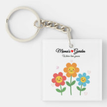 Mamas Garten, wo Liebe wächst | Florale Typographi