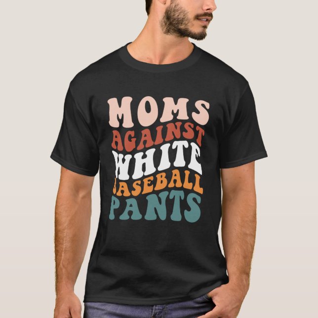 Mamas gegen die Baseball-Baseballsaison T-Shirt (Vorderseite)