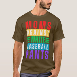 Mamas gegen weiße Baseballpflanzen 15 T-Shirt