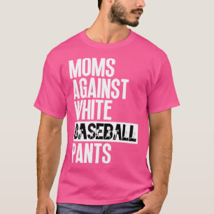 Mamas gegen weiße Baseballpflanzen 26 T-Shirt