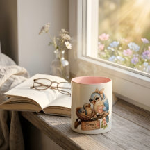 Mamas gemütliches Nest – Morgen-Tasse mit süßer Vo