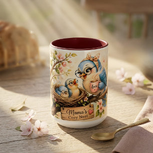 Mamas gemütliches Nest Tasse