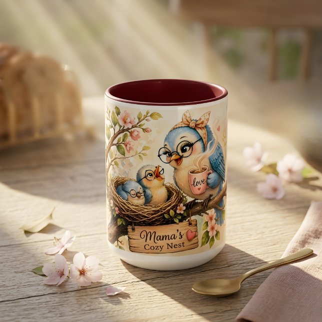 Mamas gemütliches Nest Tasse (Von Creator hochgeladen)