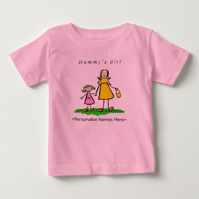 Mama's Girl - Blonde Mother & Daughter Shirt (Vorderseite)