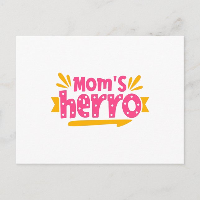Mamas Hallo Postkarte (Vorderseite)