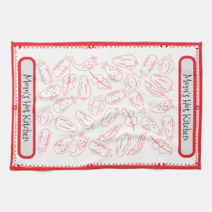 "Mama's Hot Kitchen" Muttertagsgeschenk Geschirrtuch