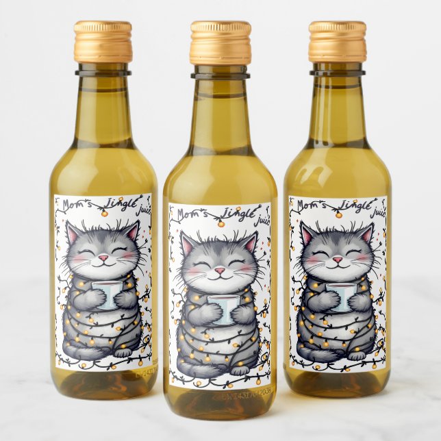 Mamas Jingle-Saft  Weinetikett (Flaschen)