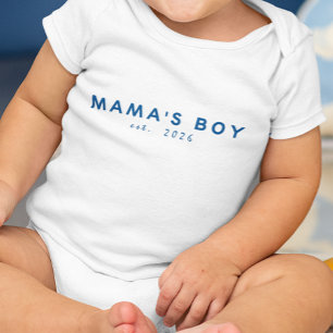 Mamas Junge Begr. Jahr Baby Strampler