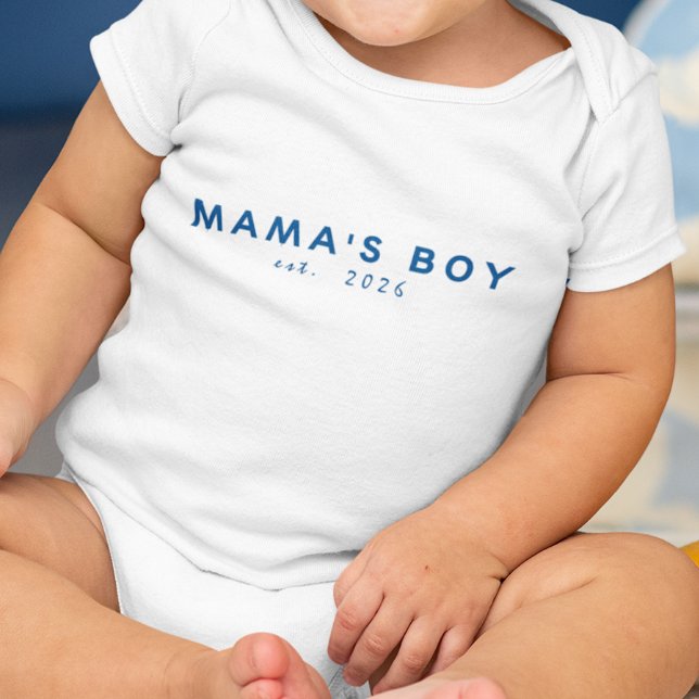 Mamas Junge Begr. Jahr Baby Strampler (Von Creator hochgeladen)