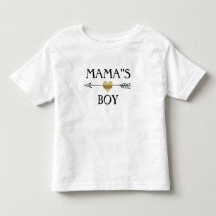 Mamas Junge mit Pfeil und Herz Kleinkind T-shirt