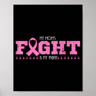 Mamas Kampf ist Kampf - Brustkrebsbewusstsein Poster