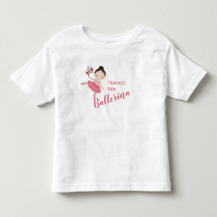 Mamas kleine Ballerina (dunkelbraune Haare) Kleinkind T-shirt