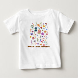 Mamas kleine Prinzessin Baby T-shirt