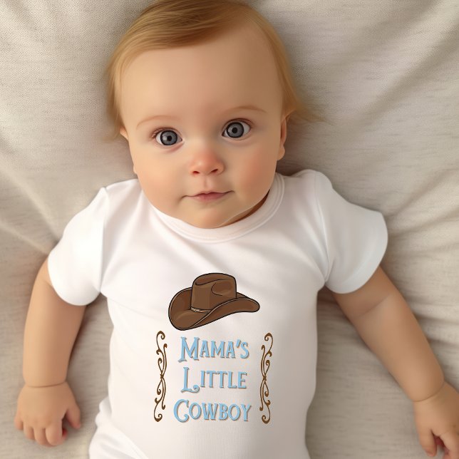 Mamas kleiner Cowboy Baby Strampler (Von Creator hochgeladen)