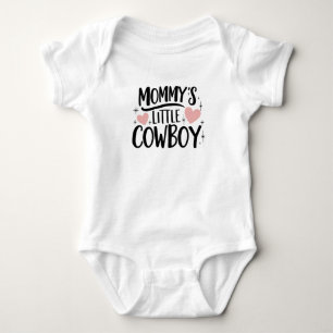 Mamas kleiner Cowboy Baby Strampler