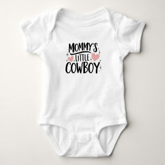 Mamas kleiner Cowboy Baby Strampler