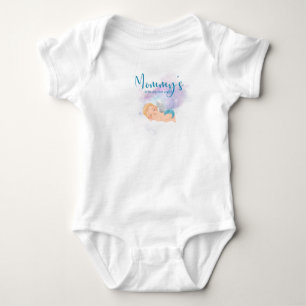 Mamas kleiner Krieger-Engel-Body Baby Strampler
