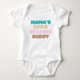 Mamas kleiner Lesebegleiter Bunter Bücherliebhaber Baby Strampler