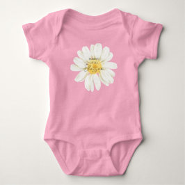 Mamas kleines Blümelein Süße Daisy Rosa Baby Strampler